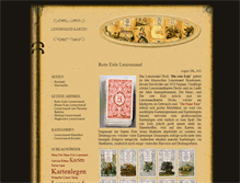 Tablet Screenshot of lenormand-karten.info
